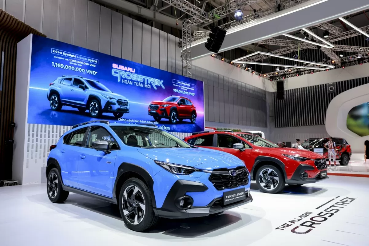 Subaru Crosstrek 2024 mang đến phiên bản e-Boxer hybrid. Ảnh: Sơn Phạm