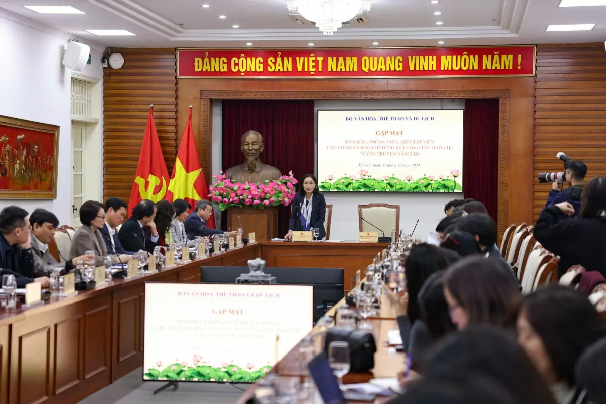 Bộ Văn hoá, Thể thao và Du lịch tổ chức Họp báo quý IV năm 2024. 