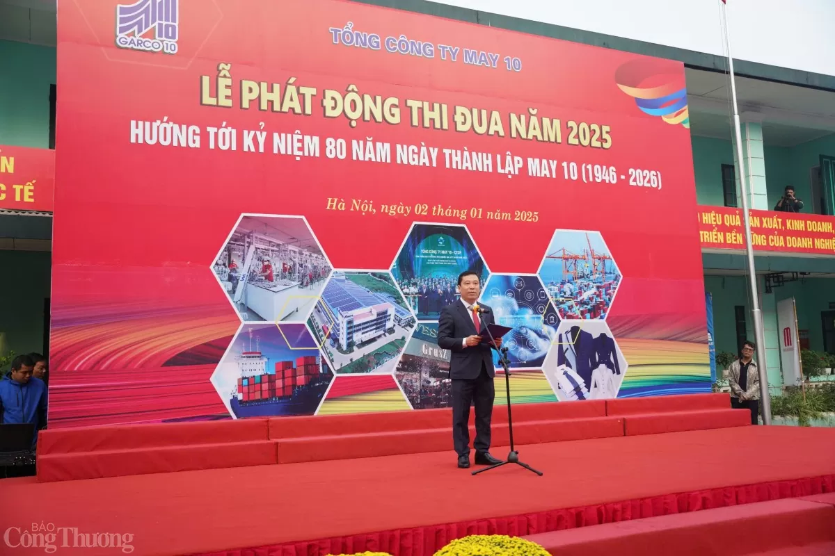 May 10 phát động thi đua lao động sản xuất năm 2025