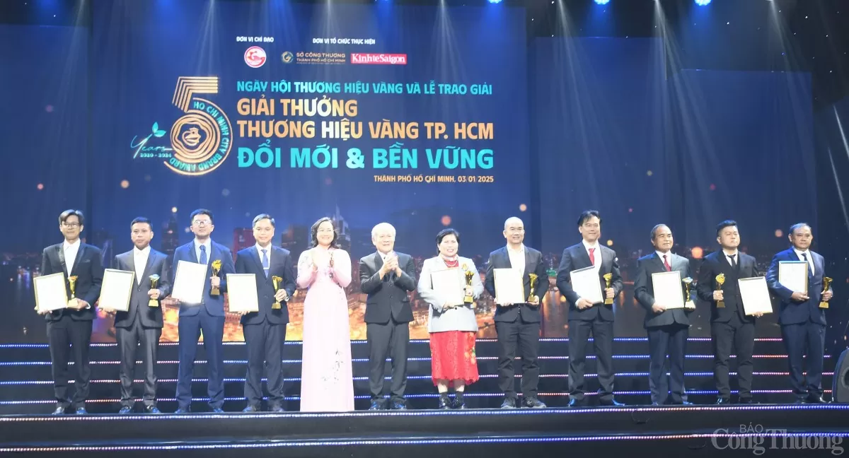29 doanh nghiệp đoạt giải Thương hiệu Vàng TP. Hồ Chí Minh