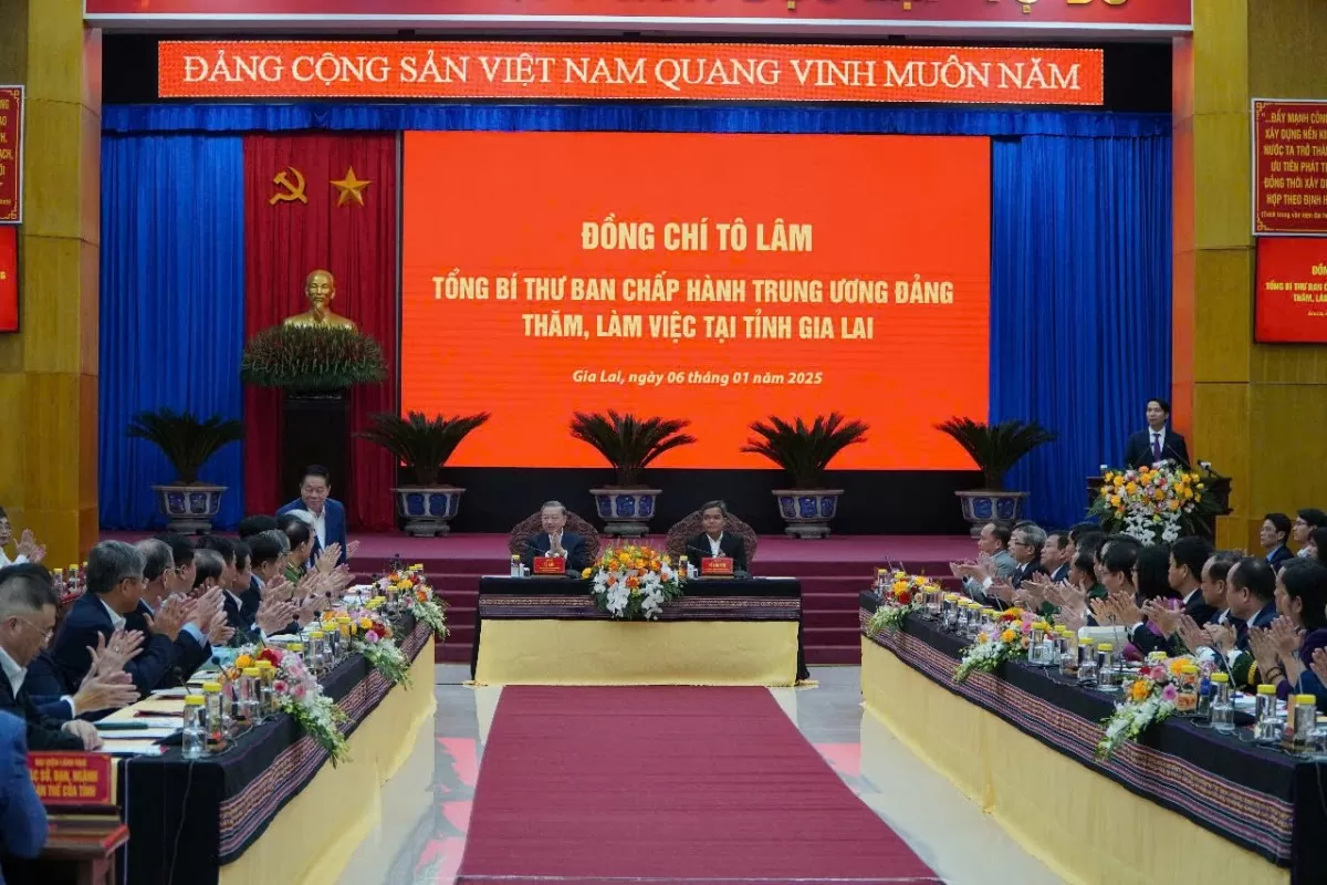 Điều trăn trở của Tổng Bí thư Tô Lâm với Gia Lai