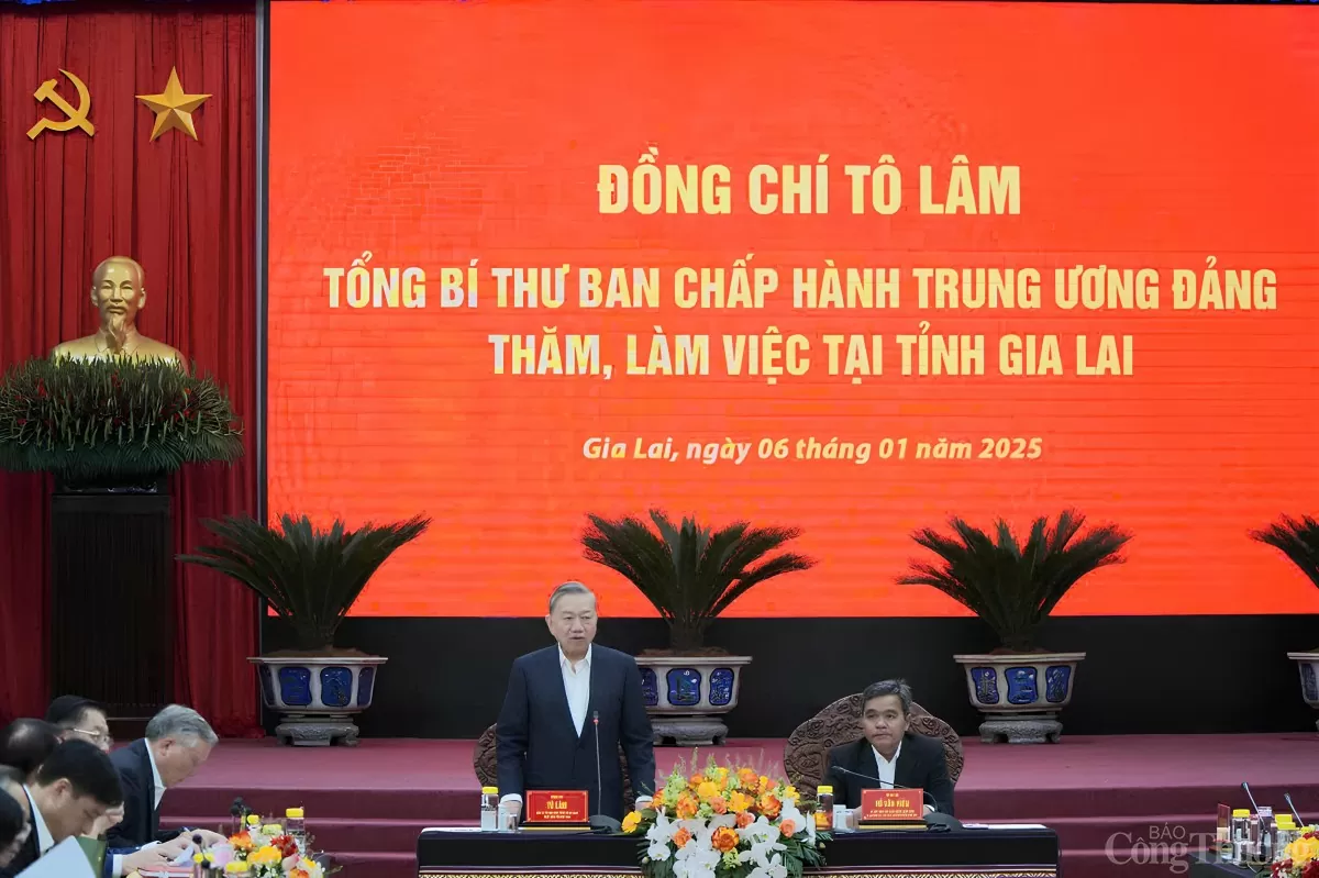 Điều trăn trở của Tổng Bí thư Tô Lâm với Gia Lai và Tây Nguyên