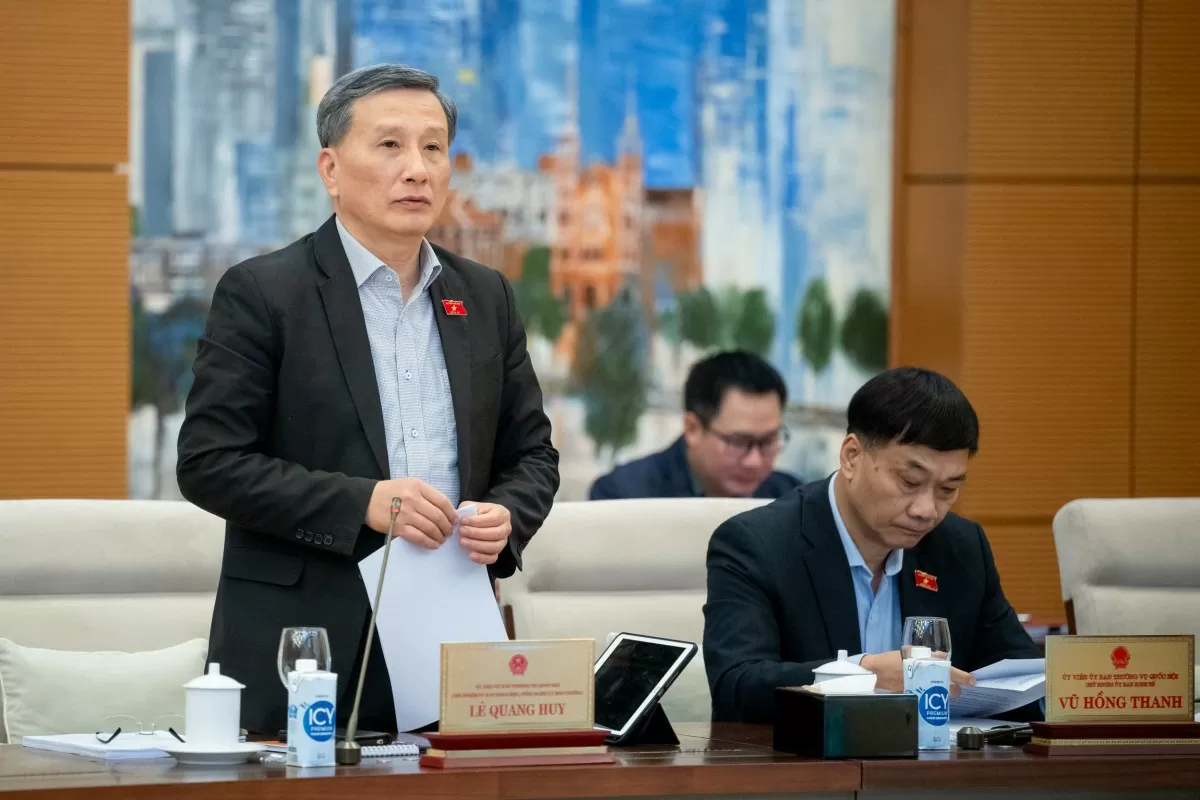 Chủ nhiệm Ủy ban Khoa học, Công nghệ và Môi trường Lê Quang Huy