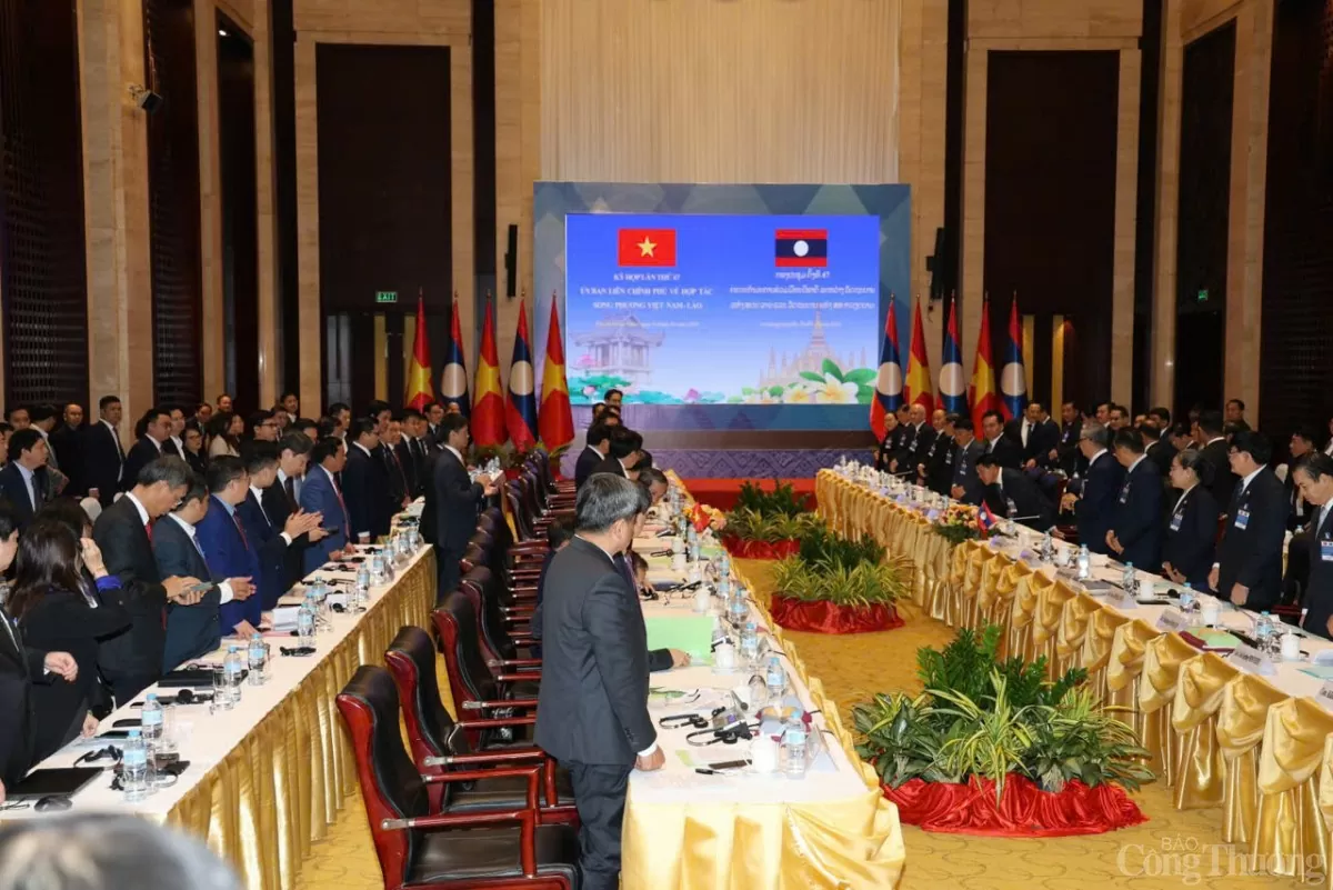 Kỳ họp 47 Ủy ban liên chính phủ hợp tác Việt - Lào: Kim ngạch thương mại tăng gần 34% năm 2024