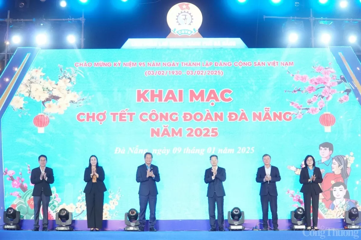 Tối 9/1, Liên đoàn Lao động TP. Đà Nẵng khai mạc chương trình “Chợ Tết Công đoàn”.