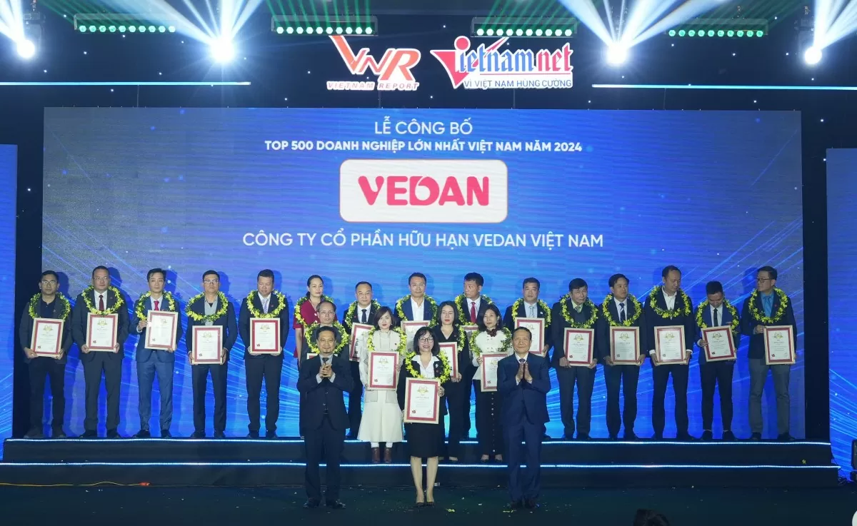 Vedan: 12 năm đạt 'Top 500 Doanh nghiệp lớn nhất Việt Nam'