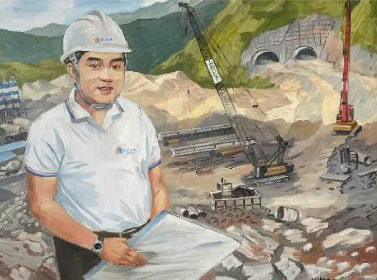 Ấn tượng những tác phẩm nghệ thuật đượm nắng gió công trường