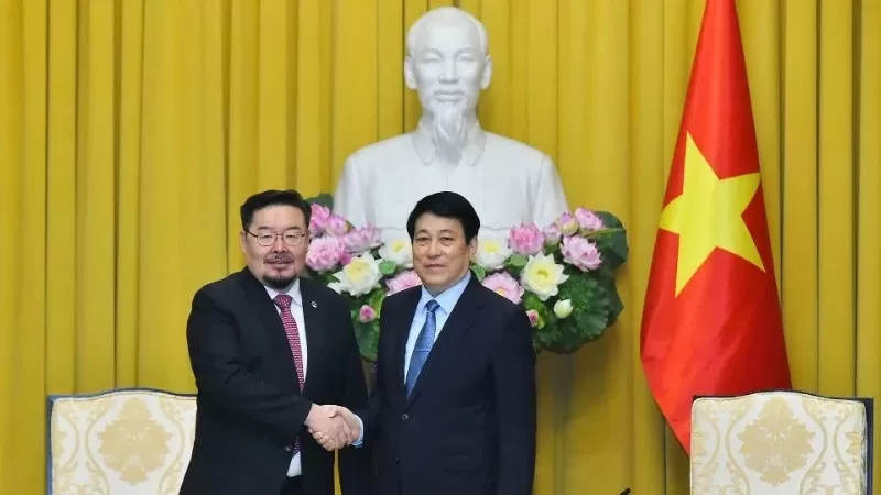 Chủ tịch nước Lương Cường: Việt Nam coi trọng hợp tác với Mông Cổ 