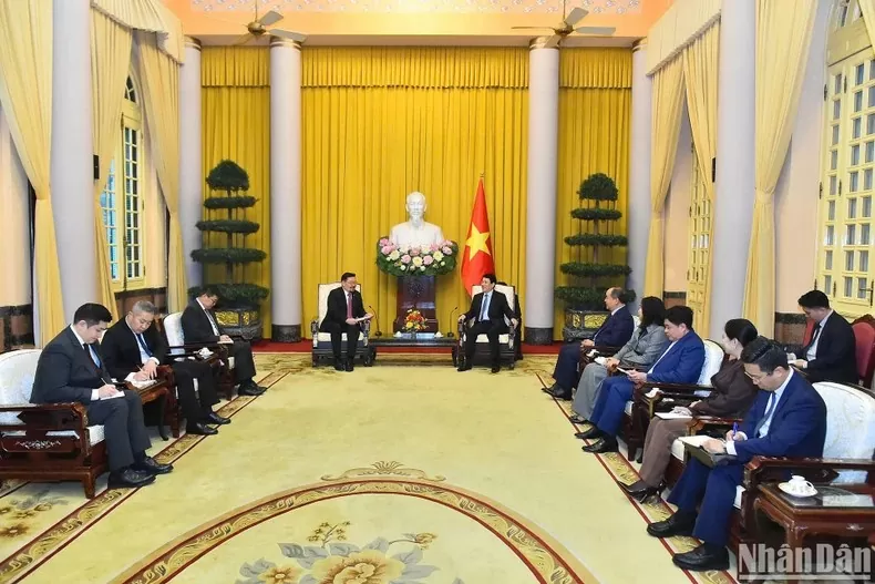 Chủ tịch nước Lương Cường: Việt Nam coi trọng hợp tác với Mông Cổ