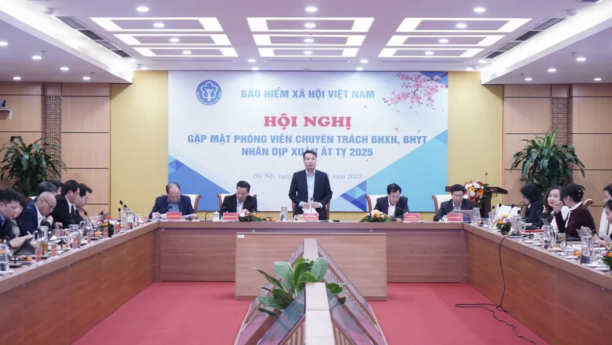 Hội nghị thông tin kết quả thực hiện chính sách bảo hiểm xã hội, bảo hiểm y tế, bảo hiểm thất nghiệp năm 2024.