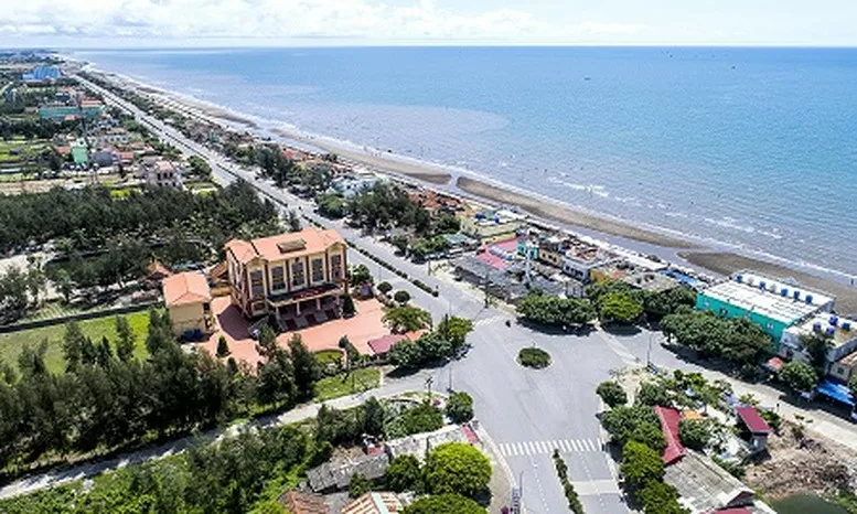 Thị trấn Thịnh Long, huyện Hải Hậu, tỉnh Nam Định là một trong những khu vực thuộc Khu kinh tế Ninh Cơ. Ảnh: Chinhphu.vn