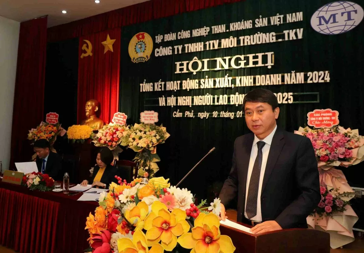 Công ty Môi trường-TKV tổ chức Hội nghị tổng kết năm 2024