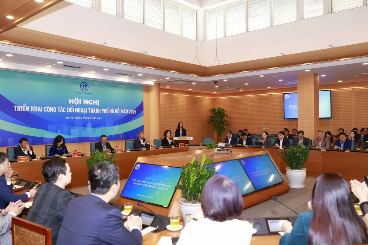 Hà Nội triển khai công tác đối ngoại năm 2025