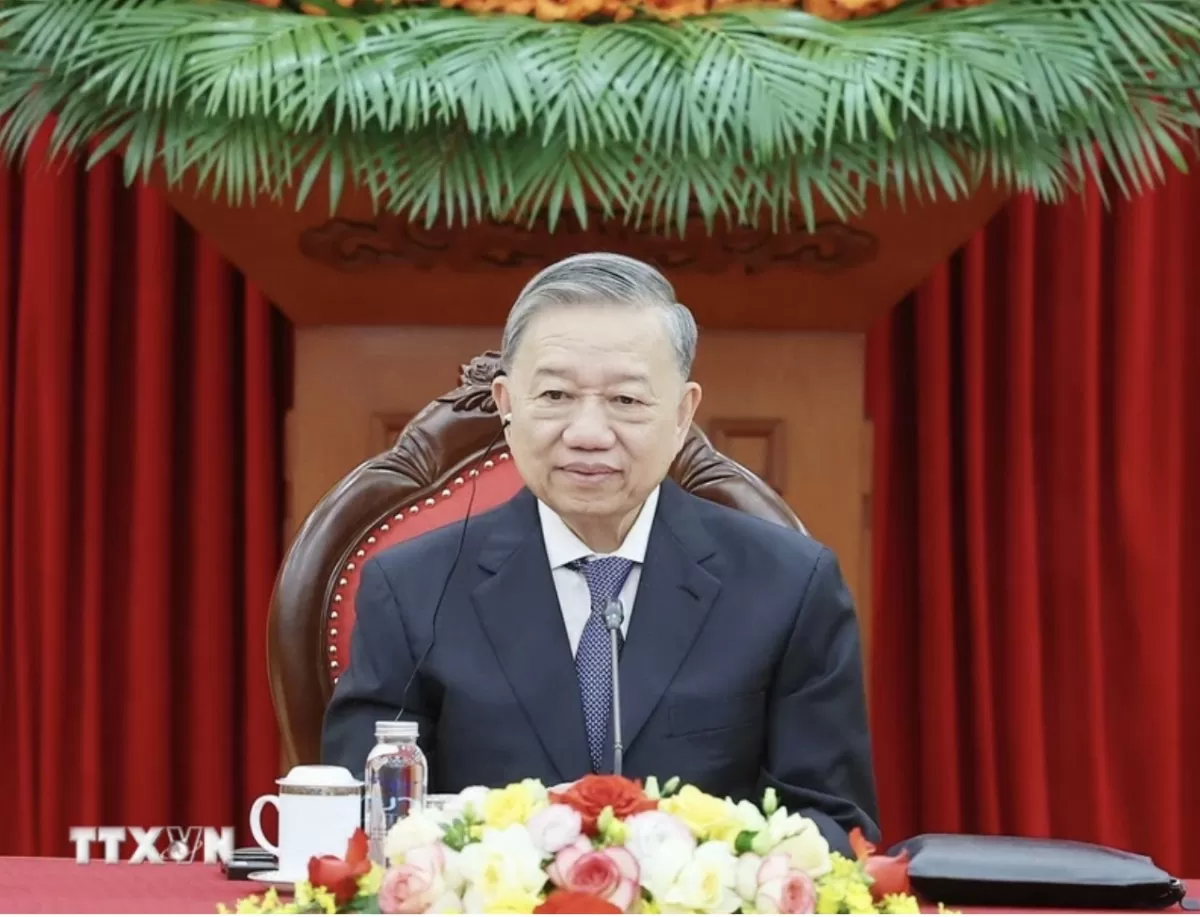 Tổng Bí thư Tô Lâm. Ảnh: TTXVn