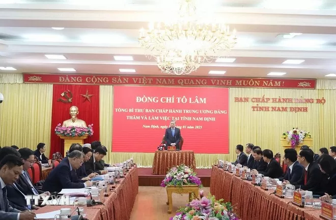 Nam Định phấn đấu đạt tăng trưởng GRDP 2 con số