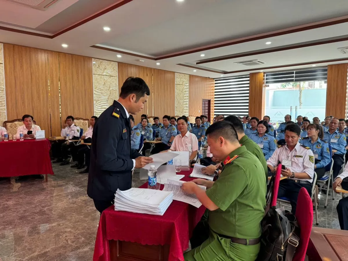 Bộ Công an sát hạch nghiệp vụ tại Công ty Phương Trời