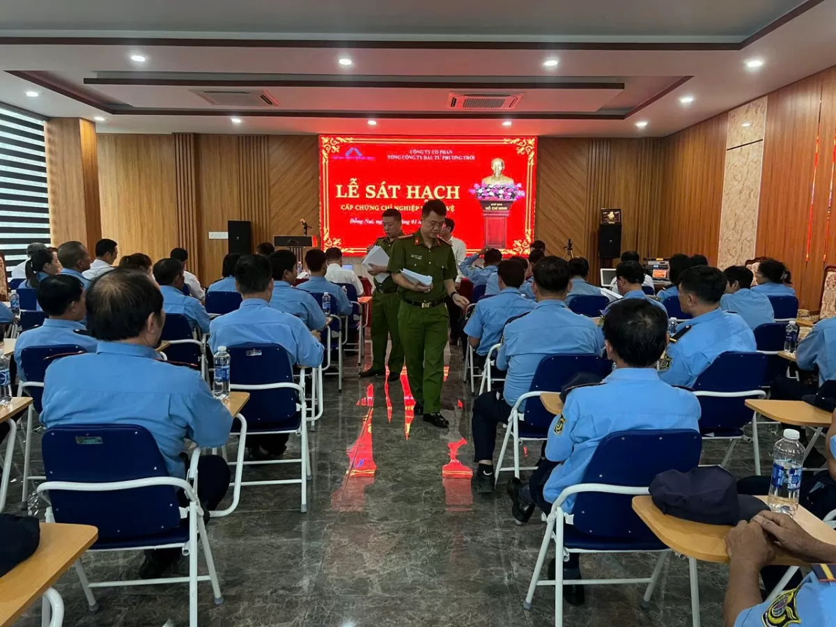 Bộ Công an sát hạch nghiệp vụ tại Công ty Phương Trời