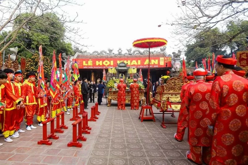 Ngày nào tổ chức khai ấn Đền Trần xuân Ất Tỵ 2025?