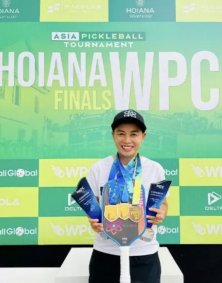 CLB Pickleball D-Joy lập thành tích cao tại giải đấu Hoiana WPC