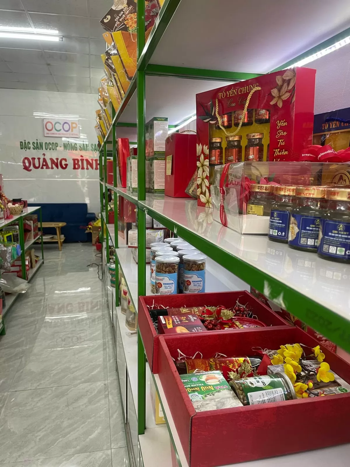Cửa hàng bán sản phẩm OCOP Quảng Bình tại TP. Đồng Hới