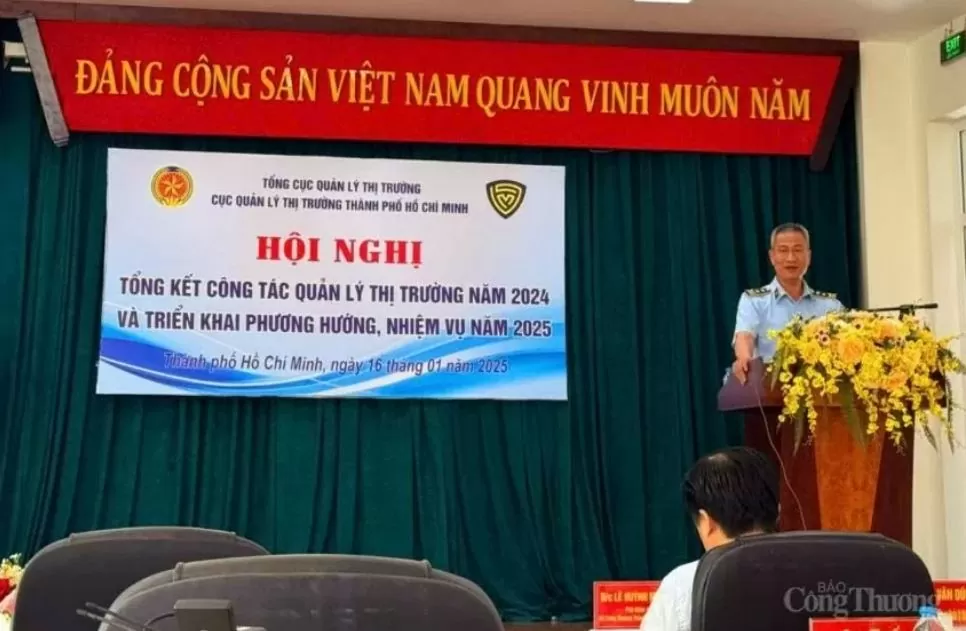 Ông Trương Văn Ba - Cục trưởng Cục Quản lý thị trường TP. Hồ Chí Minh nhấn mạnh, nhiệm vụ cốt loixi của quản lý thị trường là xây dựng môi trường kinh doanh lành mạnh.