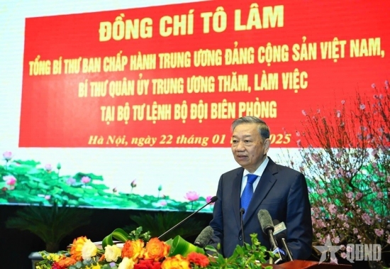 tong bi thu to lam tao dot pha trong xay dung bo doi bien phong chinh quy tinh nhue