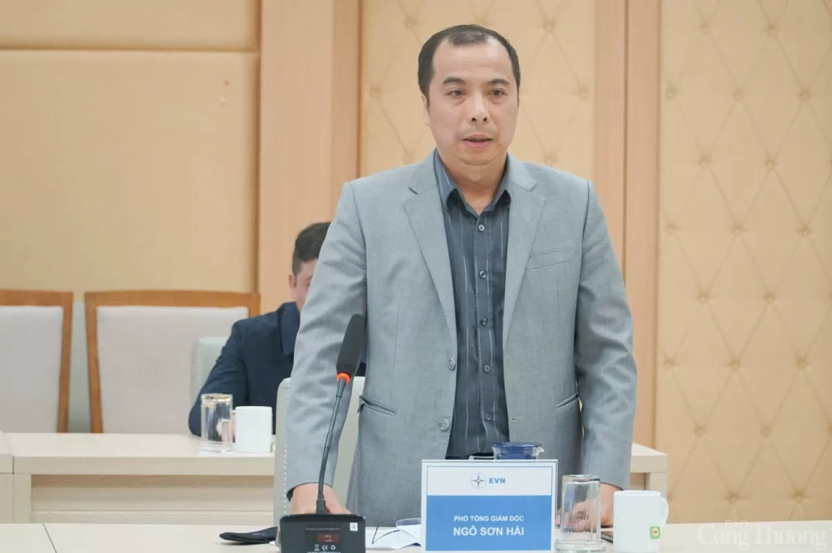 Thứ trưởng Nguyễn Hoàng Long làm việc với Điện lực miền Trung