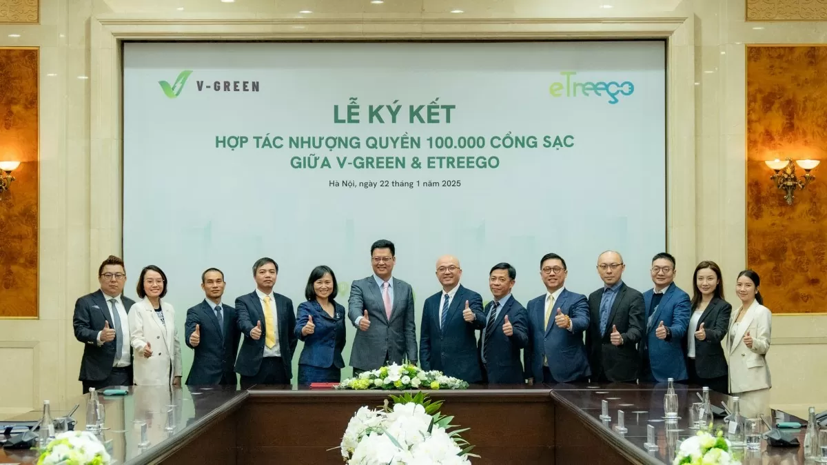 Phát triển 100.000 cổng sạc VinFast tại 3 nước Đông Nam Á