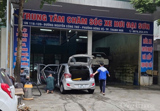 dich vu rua xe hot bac trong nhung ngay giap tet