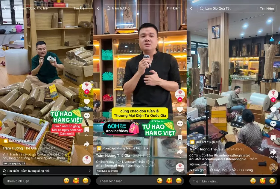 Chàng trai ‘chốt’ 500kg nhang trầm hương chỉ trong 90 phút livestream