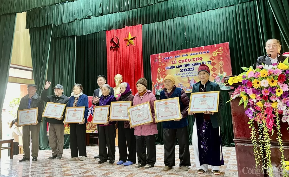 Mừng thọ - Nét văn hoá truyền thống đậm đà hương Xuân
