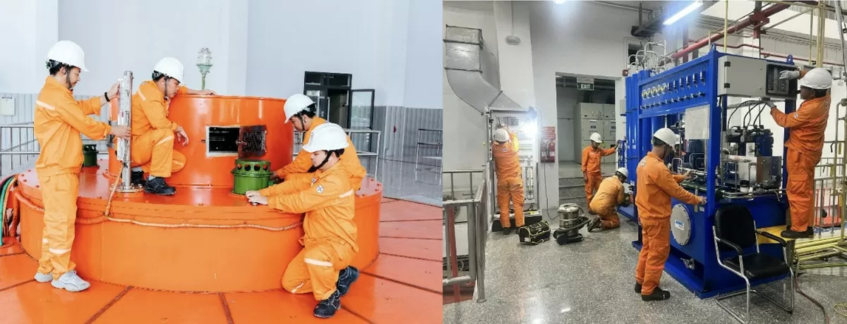 Những người lính thủy điện năm ấy đã trưởng thành về tuổi đời, tuổi nghề, trở thành những công nhân ngành điện Việt Nam đáng tự hào (Ảnh: Thu Hoài)