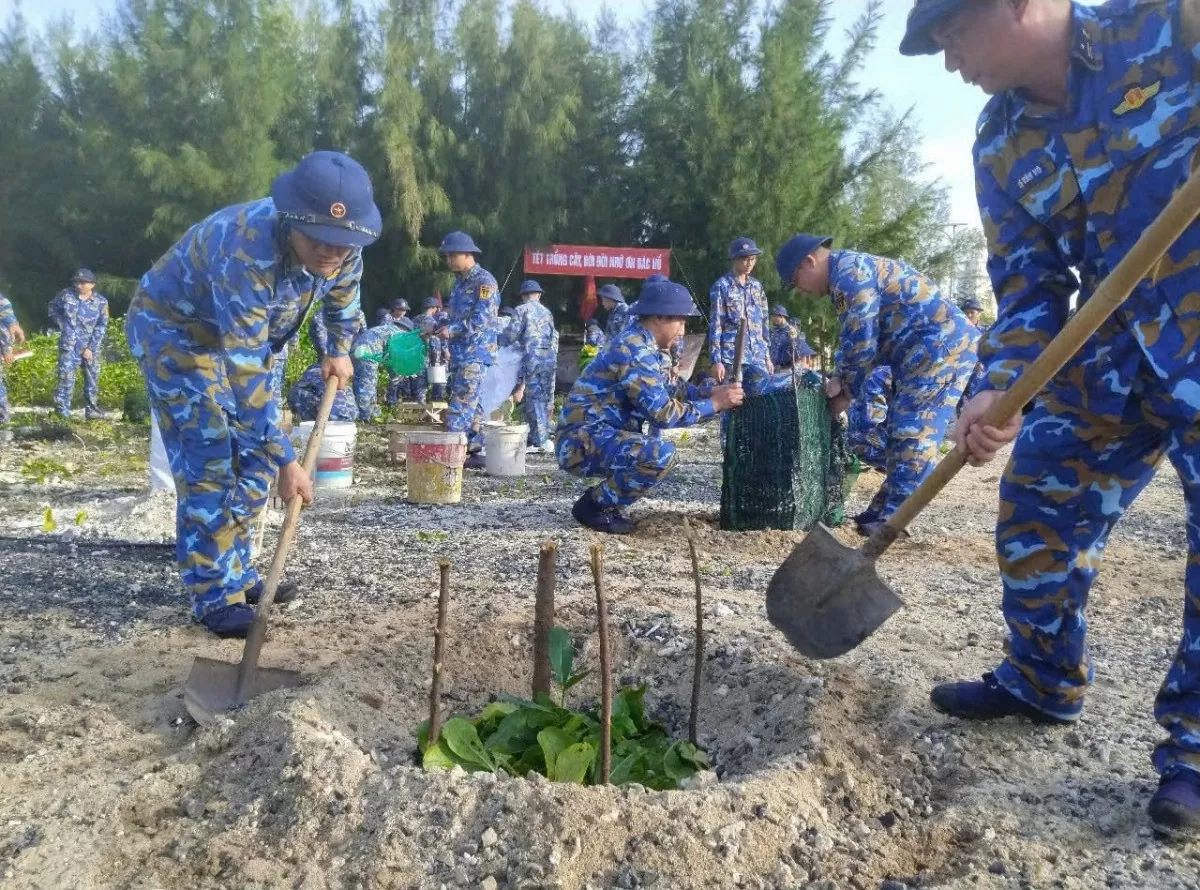 Các đảo trên Trường Sa Các đảCác đảo trên Trường Sa hưởng ứng Tết trồng câyo trên Trường Sa hưởng ứng Tết trồng câyhưởng ứng Tết trồng cây