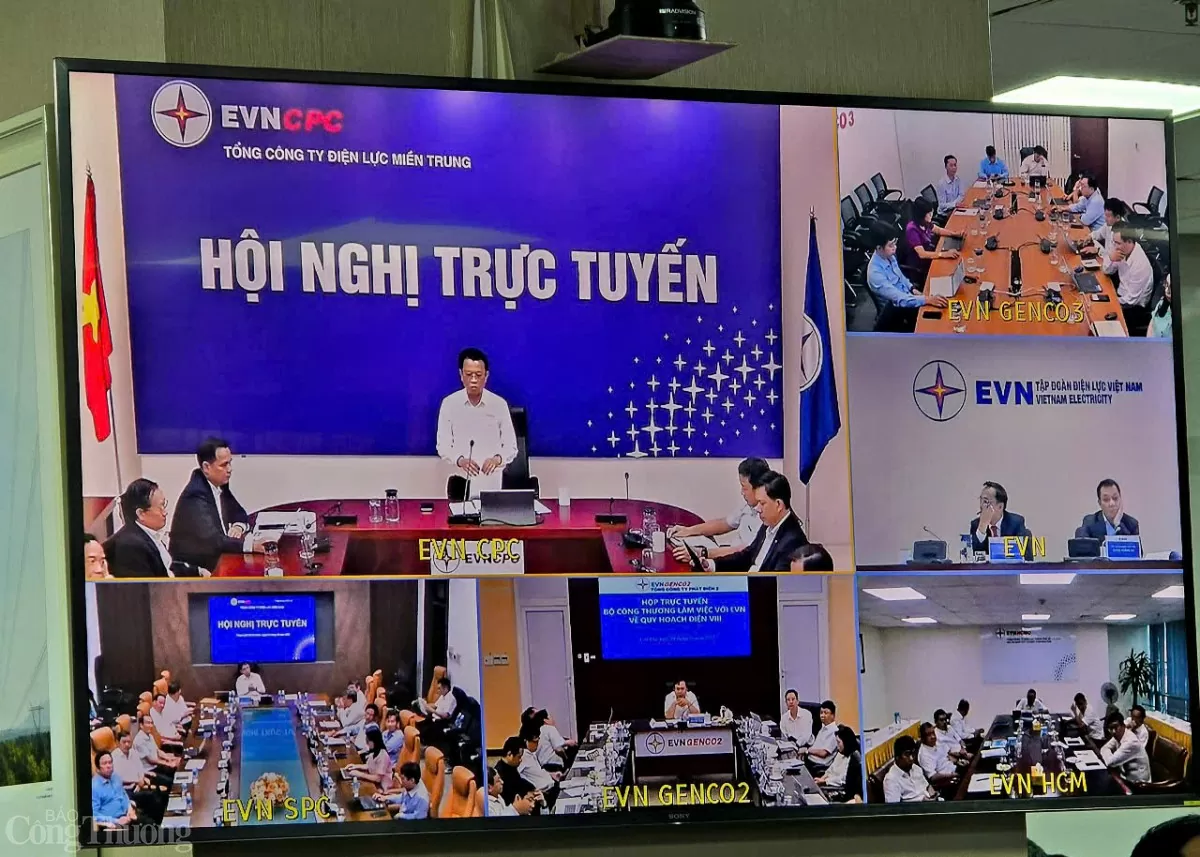 Bộ Công Thương làm việc với EVN về Quy hoạch điện VIII