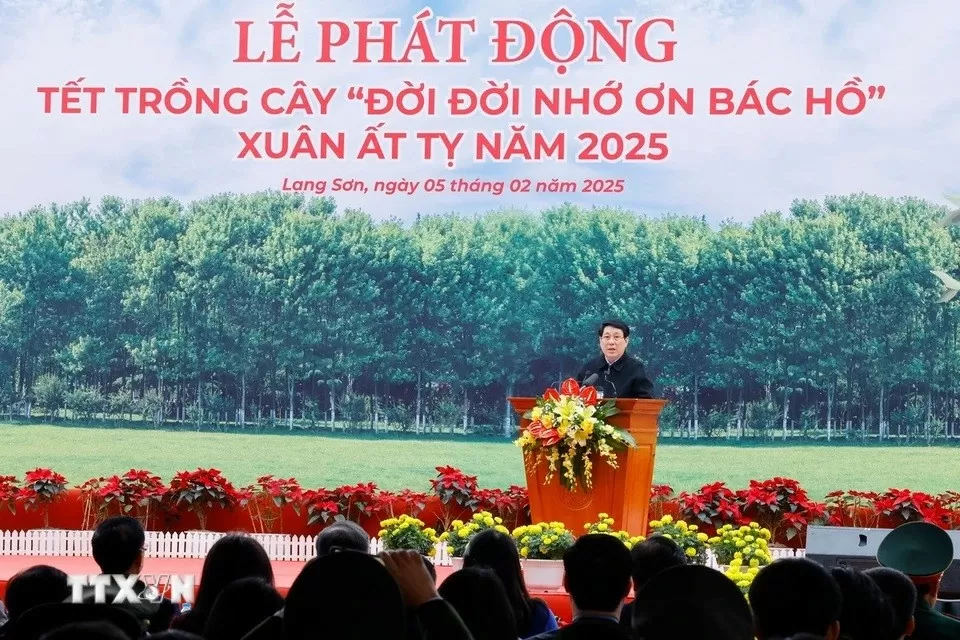 Chủ tịch nước dự “Tết trồng cây Đời đời nhớ ơn Bác