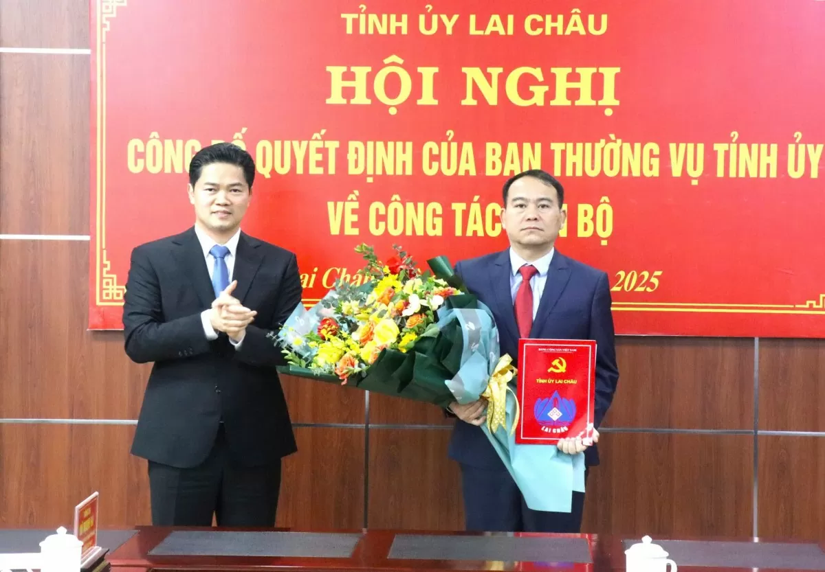 Lai Châu có tân Phó Trưởng Ban Nội chính Tỉnh uỷ