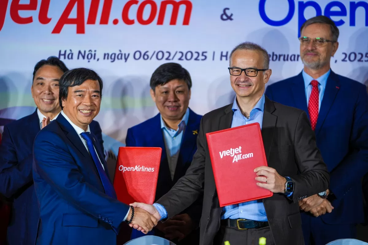 Vietjet Air ký kết thỏa thuận hợp tác chiến lược với OpenAirlines