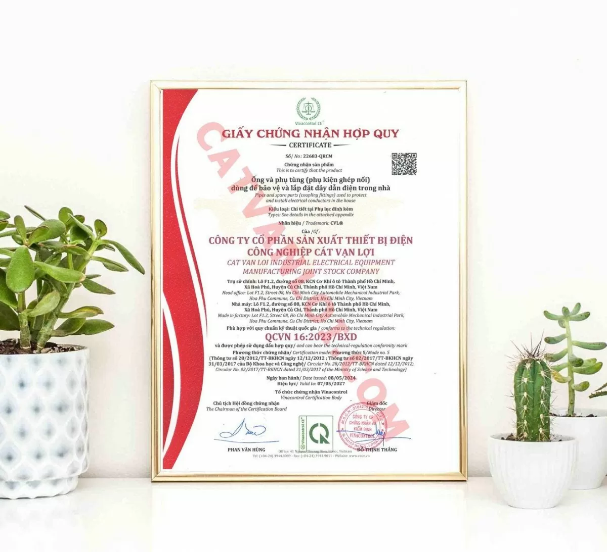 Ống luồn dây điện G.I: Chống cháy lan, không sinh khói độc