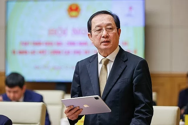 Bộ trưởng Bộ Khoa học và Công nghệ Huỳnh Thành Đạt phát biểu tại Hội nghị - Ảnh: VGP/Nhật Bắc