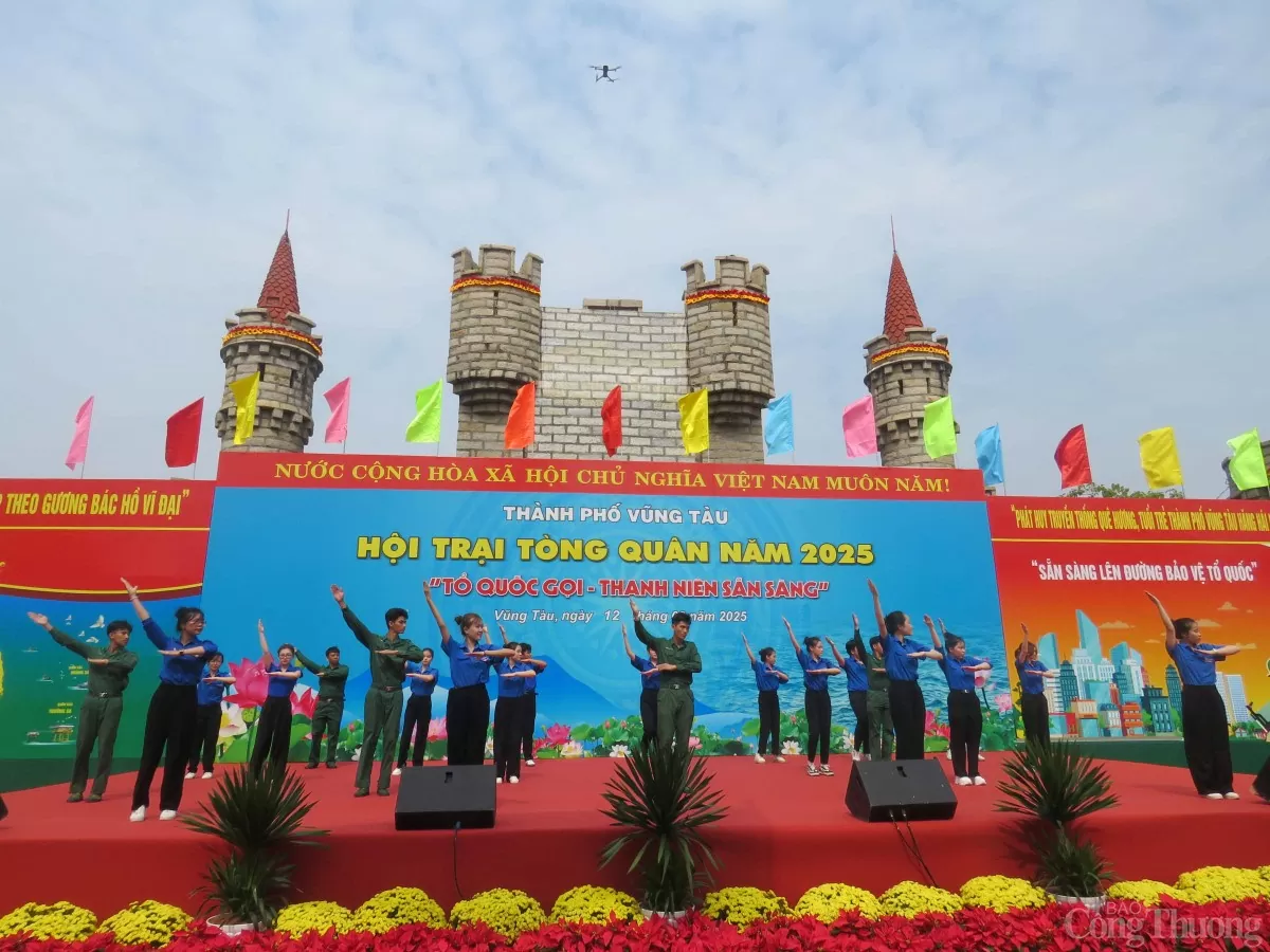 Tưng bừng Hội trại tòng quân TP. Vũng Tàu năm 2025