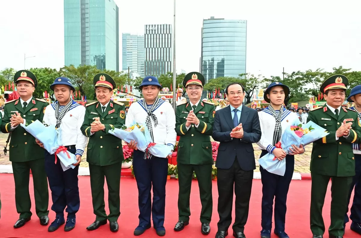 TP. Hồ Chí Minh: Gần 5.000 tân binh lên đường nhập ngũ