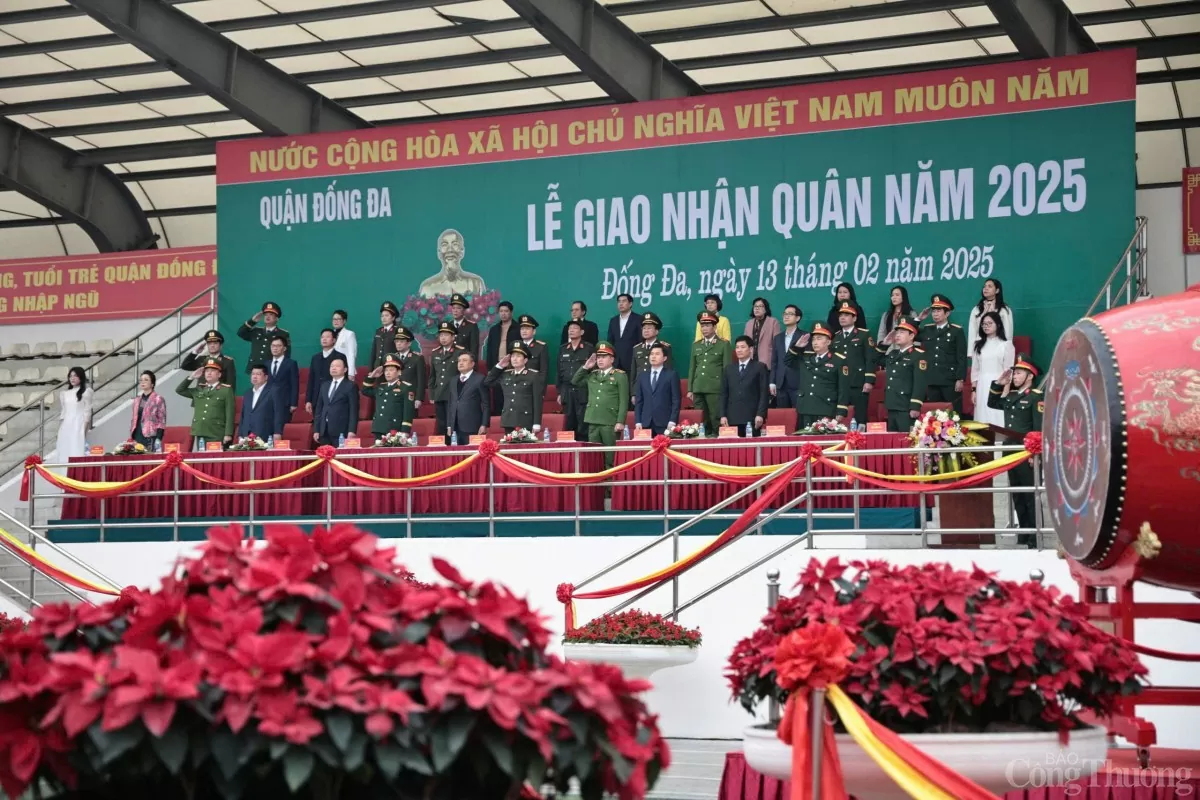 Xúc động Lễ giao, nhận quân tại quận Đống Đa, Hà Nội