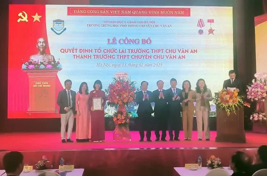 Trường THPT Chu Văn An trở thành trường chuyên của Hà Nội