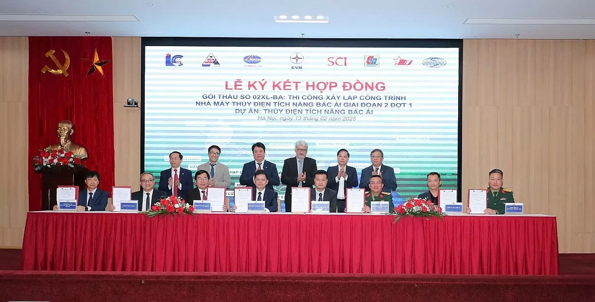 Ký kết triển khai thi công thuỷ điện tích năng Bắc Ái