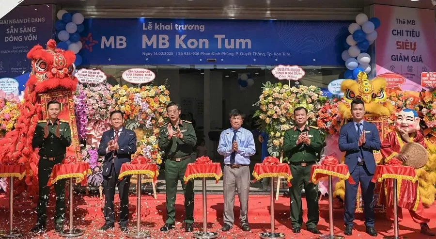 MB khai trương chi nhánh Kon Tum, thúc đẩy phát triển tài chính khu vực Bắc Tây Nguyên