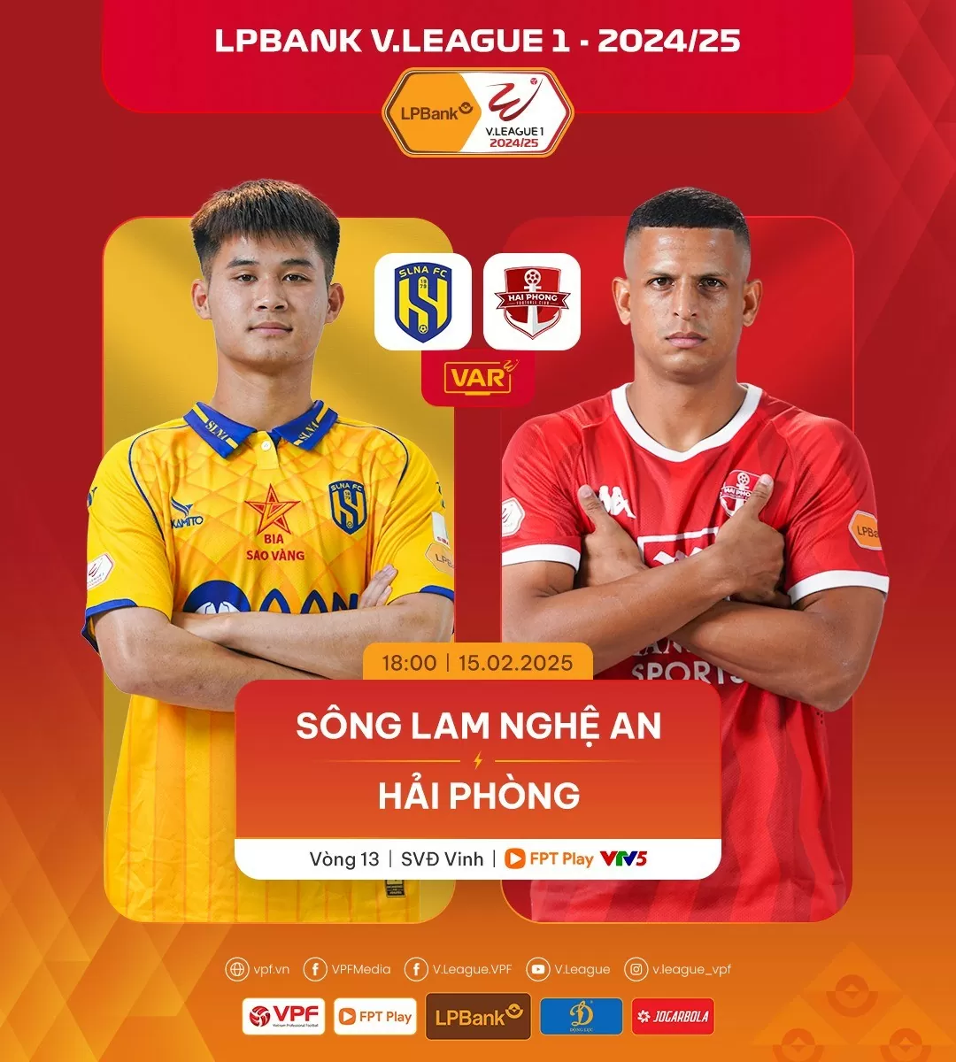 SLNA đấu với Hải Phòng