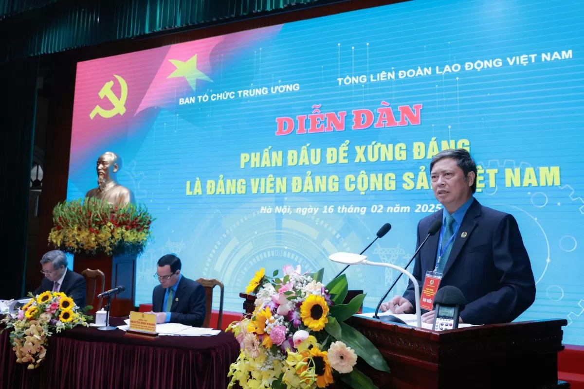 Chủ tịch Liên đoàn Lao động tỉnh Bắc Giang Nguyễn Văn Cảnh 