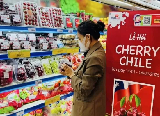 Cherry Chile bán khắp mọi nơi, giá rẻ ‘chưa từng thấy’