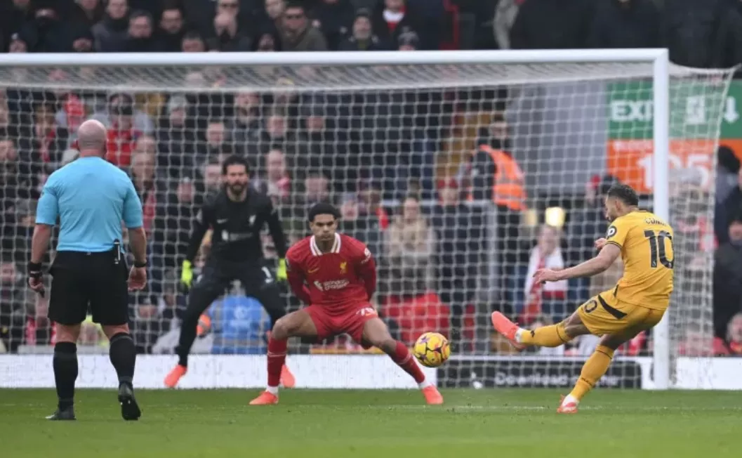Kết quả trận Liverpool đấu với Wolves, vòng 25 Ngoại hạng Anh