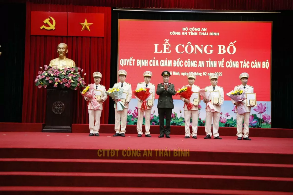 Thái Bình: 6 lãnh đạo công an xin nghỉ hưu trước tuổi